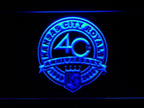 Kansas City Royals 40th Anniversary Logo LED Neon Sign